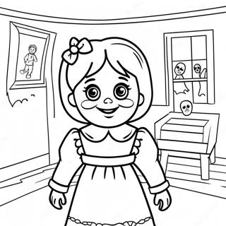 Página Para Colorir Da Annabelle Na Casa Assombrada 39244-31027