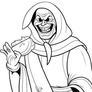 Taiteellinen Terrifier-Hahmo Värityssivu 39734-31445