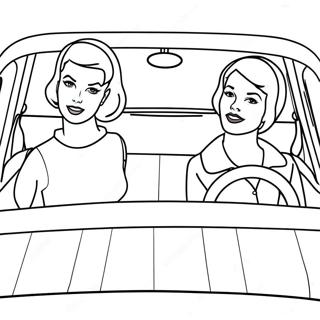 Betty And Veronica Classic Coloring Page 39993-31629
