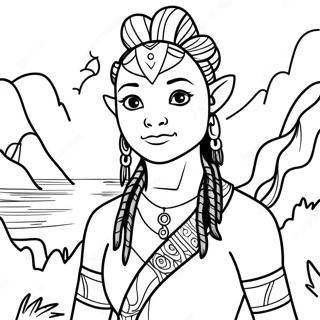 Avatar World Coloring Page 40773-58849