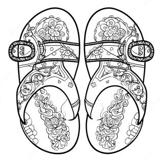 Sandalen Kleurplaat 41373-32699