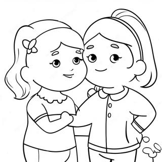 Bff友情のぬりえページ 42173-33332