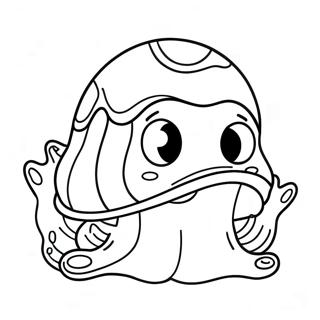 Happy Clam Underwater Coloring Page 42354-33472