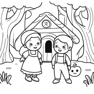 Page À Colorier Hansel Et Gretel 43753-34591
