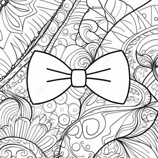 صفحة تلوين رباط عنق ملون 43864-34675