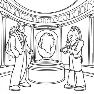 Natt På Museet Målarbok 44373-35091