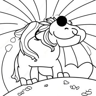 Página Para Colorir De Luz Solar Brilhante 45084-35645