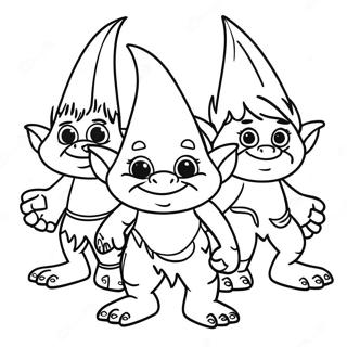 Trolls 3 Farvelægningsside 45123-35688