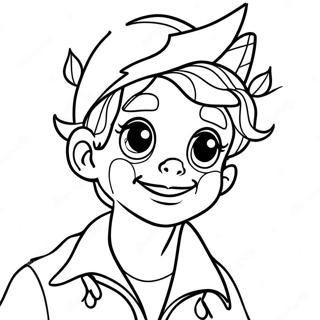 Peter Pan Coloring Page 4530-3600