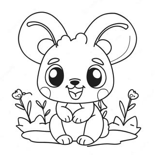 Cute Deviner Characters Coloring Page 46094-36443