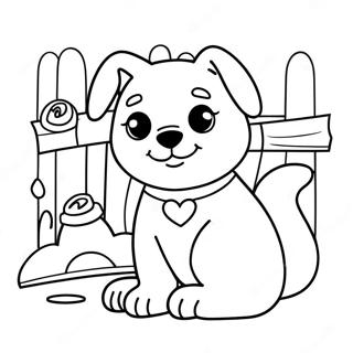 Página Para Colorear De Refugio De Animales 49343-39019