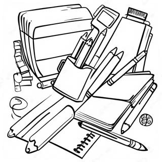 Vuoden Alun Koulutarvikkeet Värityskuva 49583-39215