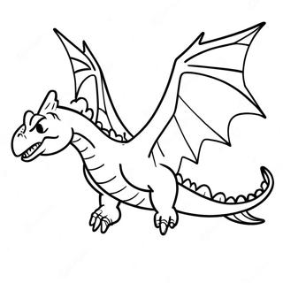 Görkemli Rodan Uçan Boyama Sayfası 49594-39228