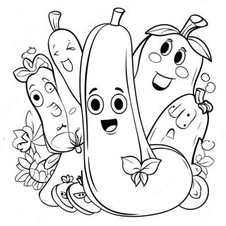 베지테일 색칠 공부 페이지 4960-3946