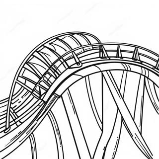 Hershey Park Roller Coaster Coloring Page 50264-39753