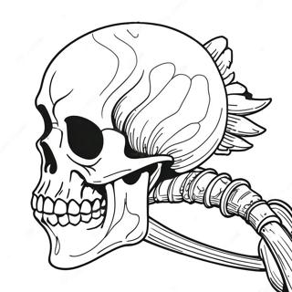 Fierce Skull Crawler Farvelægningsside 50644-40064