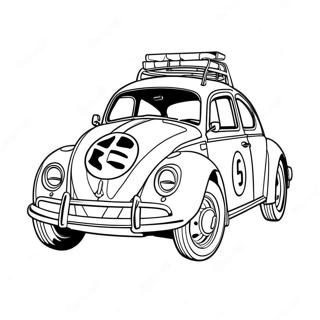 Página Para Colorir Do Herbie 51253-40525