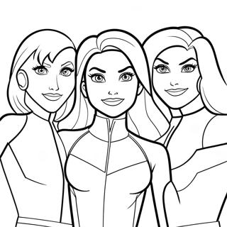 Página Para Colorear De Totally Spies 51583-40790