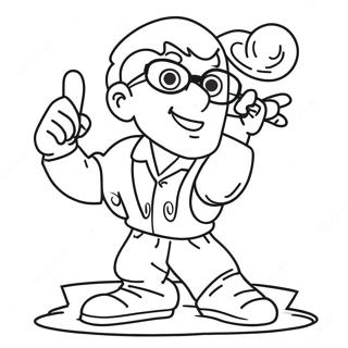 Página Para Colorear De Sam Inteligente En Acción 51584-40818