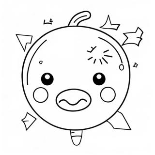 Sarjakuvapommi Hauskalla Kasvolla Värittämissivu 51864-41026