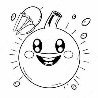 Sarjakuvapommi Hauskalla Kasvolla Värittämissivu 51864-41027
