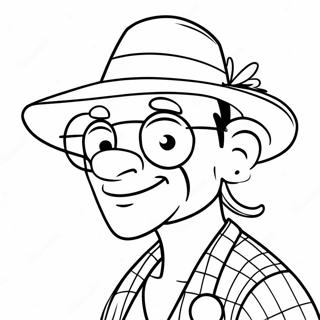 फनी ट्वीकर्स कैरेक्टर रंग भरने वाला पृष्ठ 5191-4152