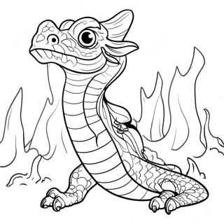 Página Para Colorear Del Basilisco De Harry Potter 52153-41268