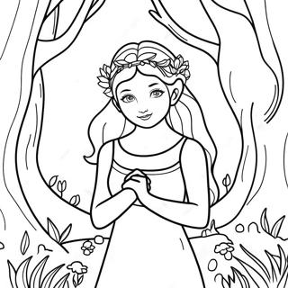 Mørk Skønhed Fortryllet Skov Malebog 52694-41678