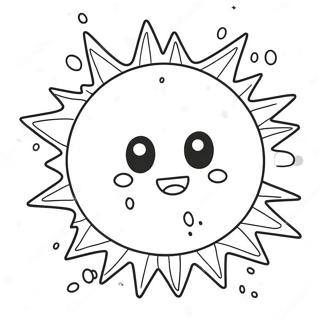 カラフルなアニメーションの爆発ぬりえページ 52894-41847