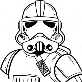 Scout Trooper Färgläggningssida 53163-42060
