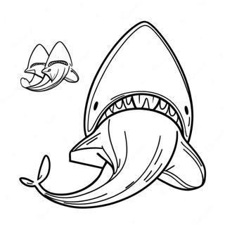 Grote Haai Tand Kleurplaat 53764-42538