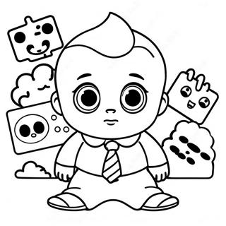 Boss Baby 2 Boyama Sayfası 53793-42562