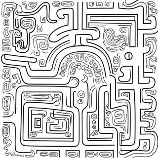 Labyrint Farvelægningsside For Børn 54863-43412