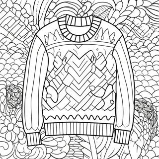 Mukava Neulottu Villapaita Värityssivu 56223-44476