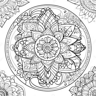 Meditative Mandala Coloring Page 56234-44492