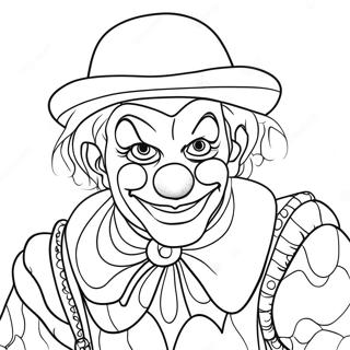 Konstnären Clown Målarbild 56363-44585