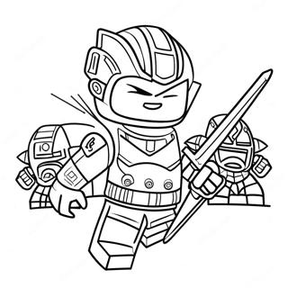 Kolorowanka Nexo Knights 60743-48080