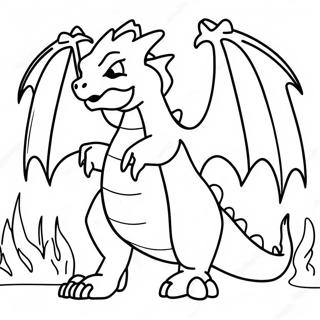 Eldig Gigantamax Charizard Färgläggningssida 60974-48243