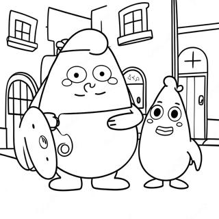 Higglytown Heroes Coloring Page 61293-48485