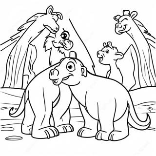 Buz Devri Boyama Sayfası 6240-4966