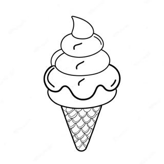 아이스크림 콘 색칠 공부 페이지 62713-49642