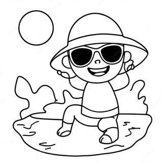 Zon Veiligheid Kleurplaat 63363-50127