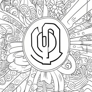 Pagina Da Colorare Del Logo Degli Oklahoma Sooners 63543-50281