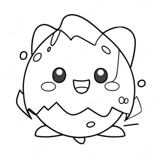 토게피 행복한 얼굴 색칠 공부 페이지 63994-50639