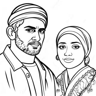 หน้าระบายสีโอมาร์และฮานา 64633-51142