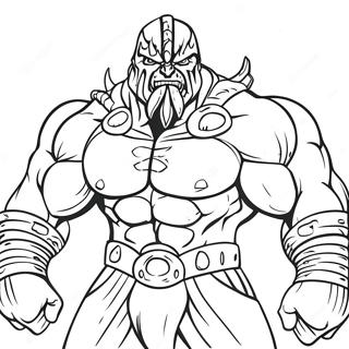 หน้าระบายสีไททันมืดที่น่ากลัว 65474-51819