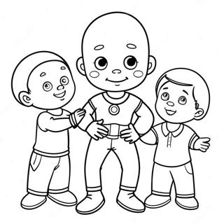 Kleiner Bill Spielt Mit Freunden Ausmalbild 66034-52260