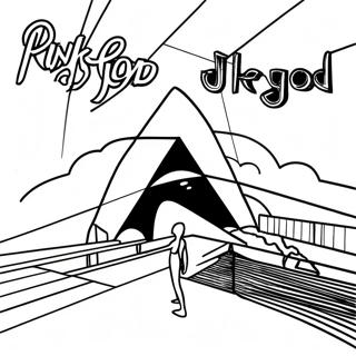 หน้าระบายสีปกอัลบั้ม Pink Floyd ที่มีสีสัน 69195-54768