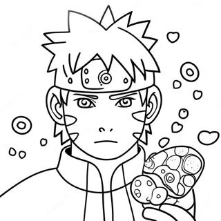 Página Para Colorear De Naruto Con Ingredientes Extra 69635-55119