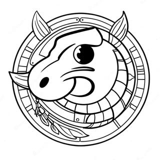 Kleurplaat Van Het Fsu Logo 70584-55892